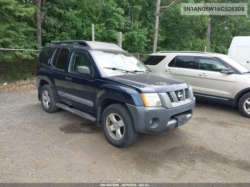 2006 Nissan Xterra Se VIN: 5N1AN08W16C528308 Lot: 45476596