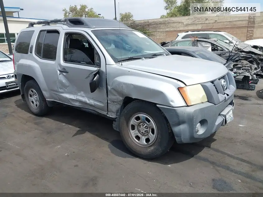 2006 Nissan Xterra X VIN: 5N1AN08U46C544145 Lot: 45507440