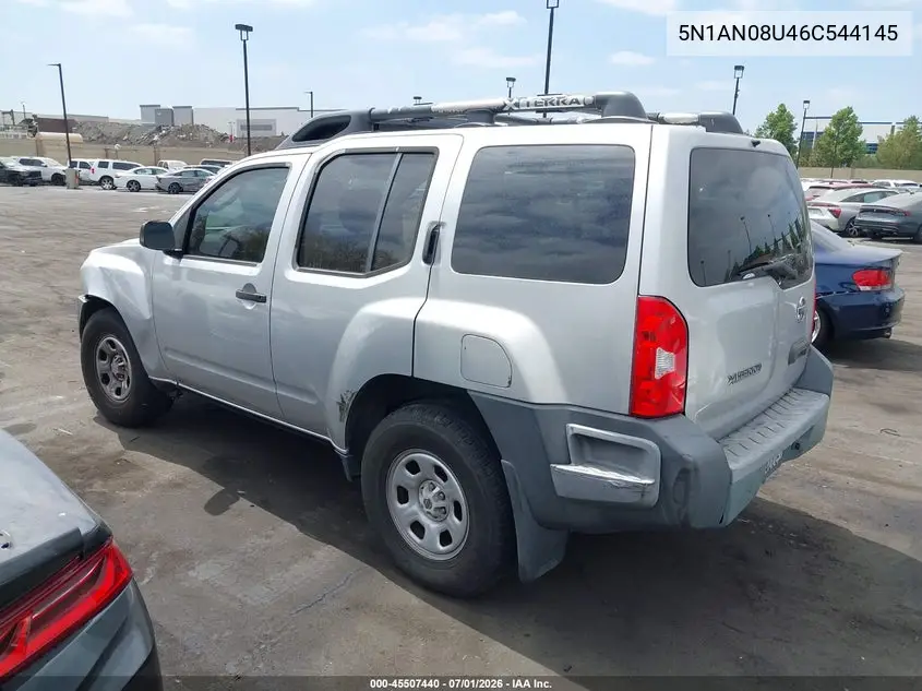 2006 Nissan Xterra X VIN: 5N1AN08U46C544145 Lot: 45507440