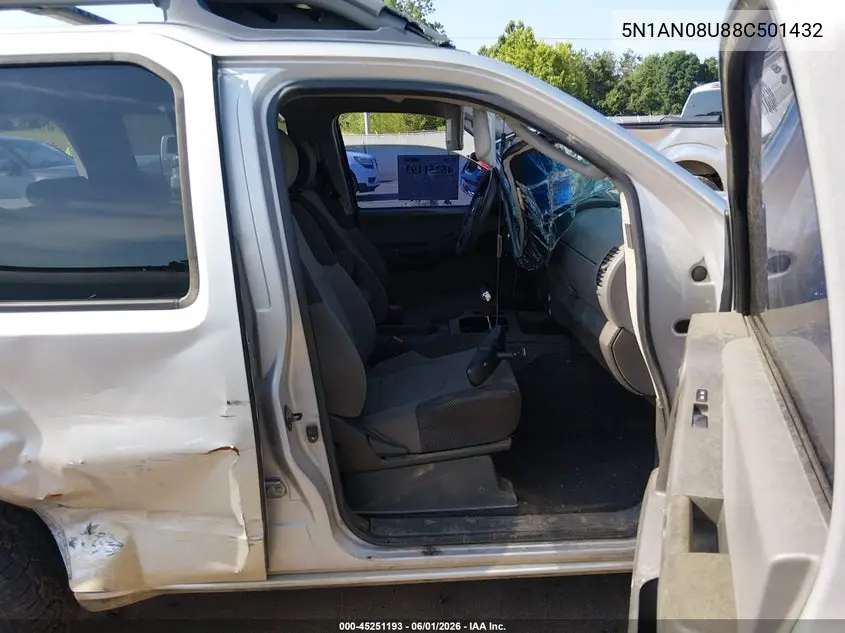 2008 Nissan Xterra S VIN: 5N1AN08U88C501432 Lot: 45251193