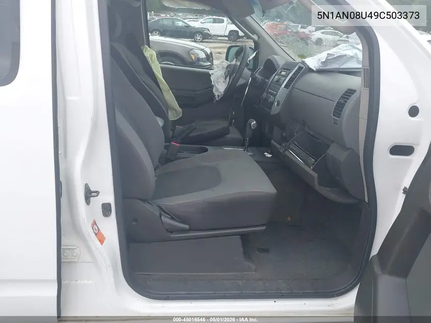 2009 Nissan Xterra S VIN: 5N1AN08U49C503373 Lot: 45016546