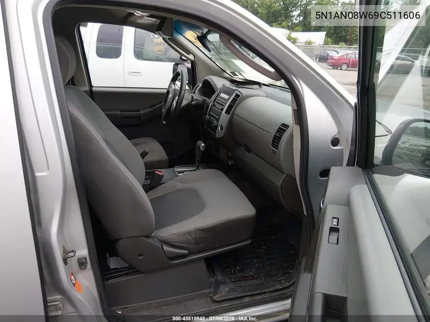 2009 Nissan Xterra S VIN: 5N1AN08W69C511606 Lot: 45515940