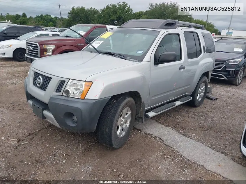 2010 Nissan Xterra S VIN: 5N1AN0NU3AC525812 Lot: 45400284