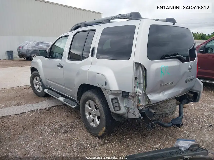 2010 Nissan Xterra S VIN: 5N1AN0NU3AC525812 Lot: 45400284
