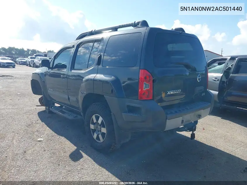 2010 Nissan Xterra Off Road VIN: 5N1AN0NW2AC501440 Lot: 45493261