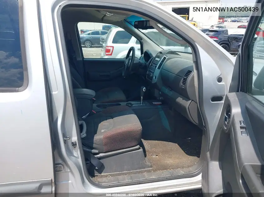 2010 Nissan Xterra Off Road VIN: 5N1AN0NW1AC500439 Lot: 45544208