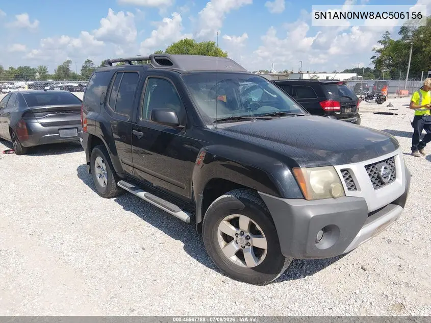 2010 Nissan Xterra S VIN: 5N1AN0NW8AC506156 Lot: 45567788