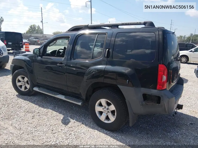 2010 Nissan Xterra S VIN: 5N1AN0NW8AC506156 Lot: 45567788