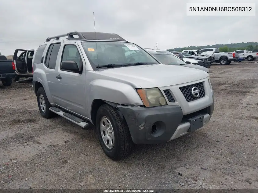 2011 Nissan Xterra X VIN: 5N1AN0NU6BC508312 Lot: 45312468