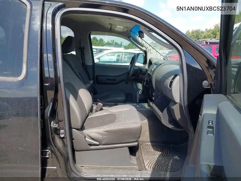 2011 Nissan Xterra X VIN: 5N1AN0NUXBC523704 Lot: 45553330