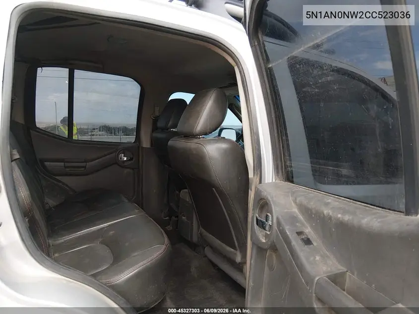 2012 Nissan Xterra Pro-4X VIN: 5N1AN0NW2CC523036 Lot: 45327303