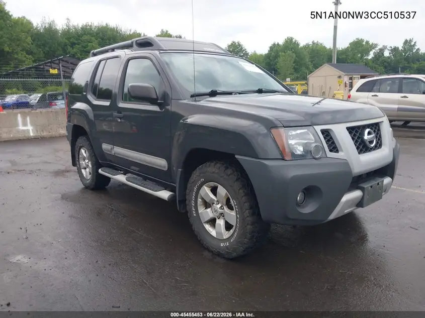 2012 Nissan Xterra S VIN: 5N1AN0NW3CC510537 Lot: 45455453
