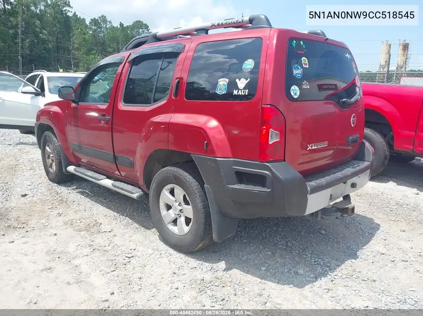 2012 Nissan Xterra S VIN: 5N1AN0NW9CC518545 Lot: 45462490