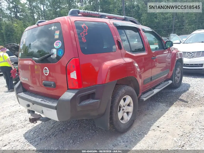 2012 Nissan Xterra S VIN: 5N1AN0NW9CC518545 Lot: 45462490