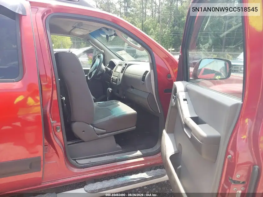 2012 Nissan Xterra S VIN: 5N1AN0NW9CC518545 Lot: 45462490