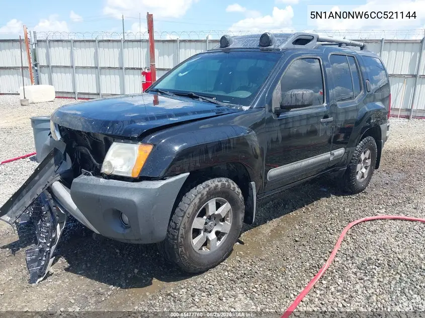 2012 Nissan Xterra Pro-4X VIN: 5N1AN0NW6CC521144 Lot: 45477760