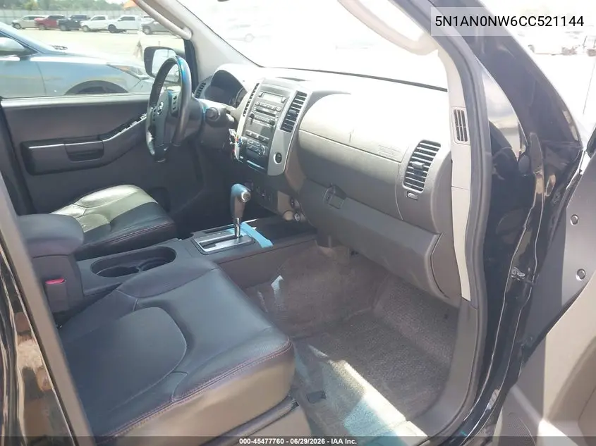 2012 Nissan Xterra Pro-4X VIN: 5N1AN0NW6CC521144 Lot: 45477760