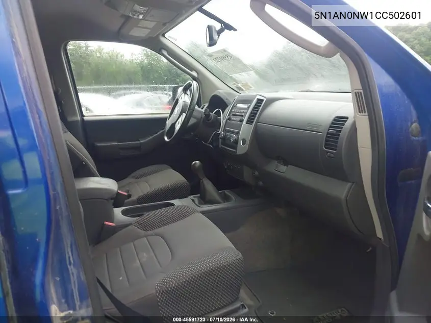 2012 Nissan Xterra Pro-4X VIN: 5N1AN0NW1CC502601 Lot: 45591723