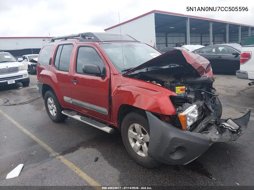 2012 Nissan Xterra S VIN: 5N1AN0NU7CC505596 Lot: 45625877