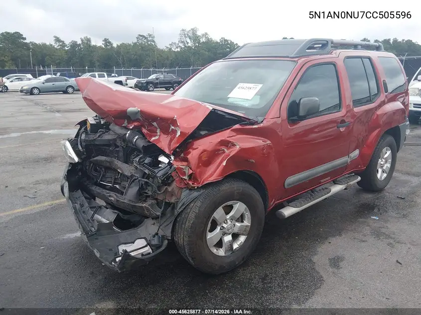 2012 Nissan Xterra S VIN: 5N1AN0NU7CC505596 Lot: 45625877