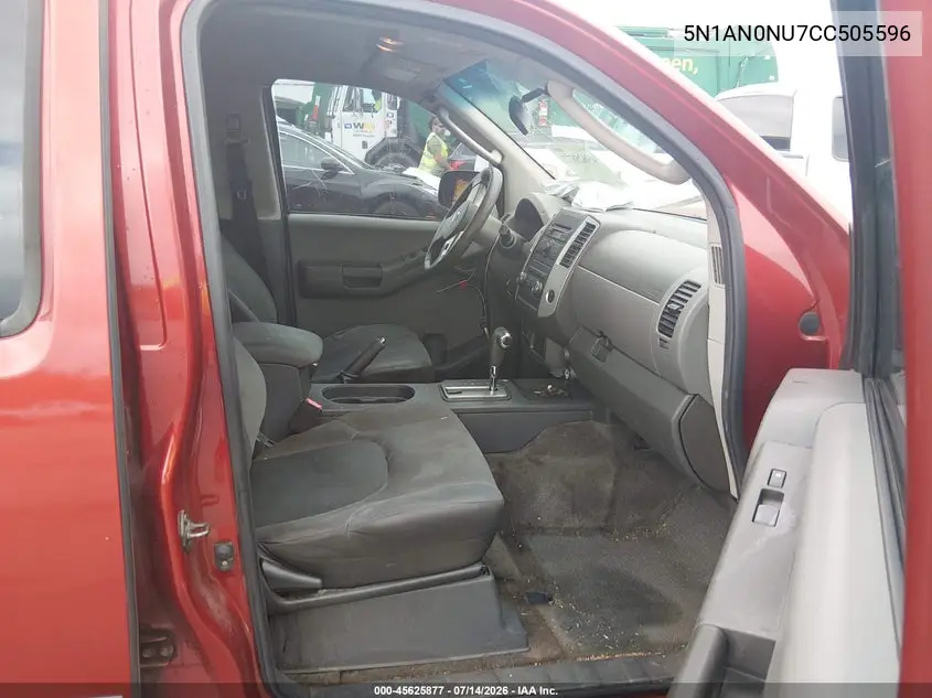 2012 Nissan Xterra S VIN: 5N1AN0NU7CC505596 Lot: 45625877