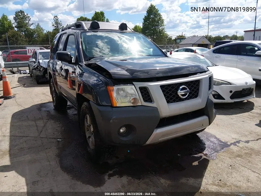 2013 Nissan Xterra Pro-4X VIN: 5N1AN0NW7DN819899 Lot: 45452290