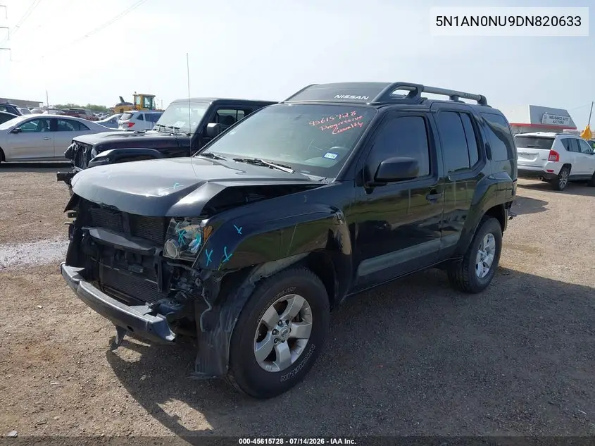 2013 Nissan Xterra S VIN: 5N1AN0NU9DN820633 Lot: 45615728