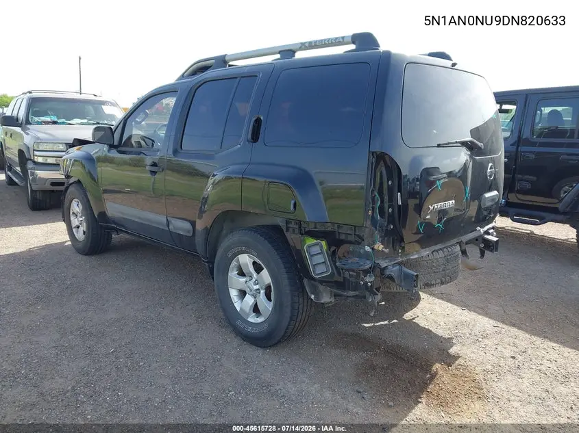 2013 Nissan Xterra S VIN: 5N1AN0NU9DN820633 Lot: 45615728