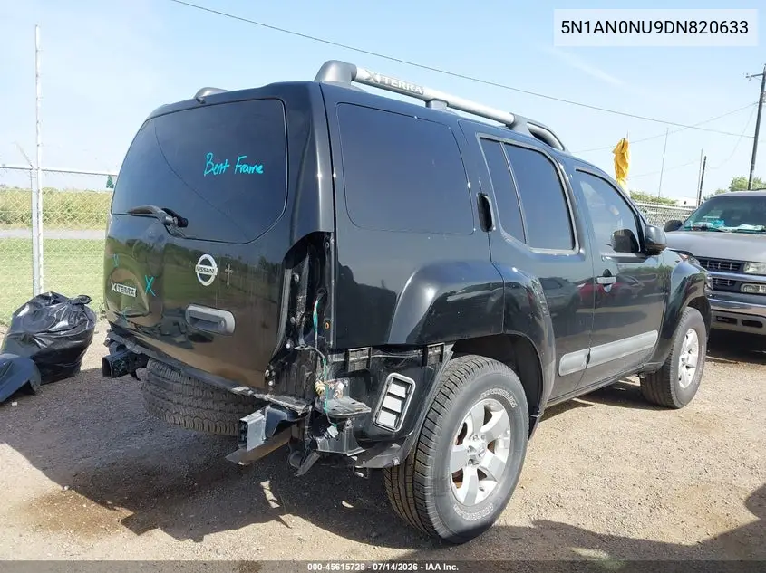 2013 Nissan Xterra S VIN: 5N1AN0NU9DN820633 Lot: 45615728