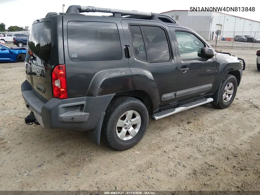 2013 Nissan Xterra S VIN: 5N1AN0NW4DN813848 Lot: 45623121