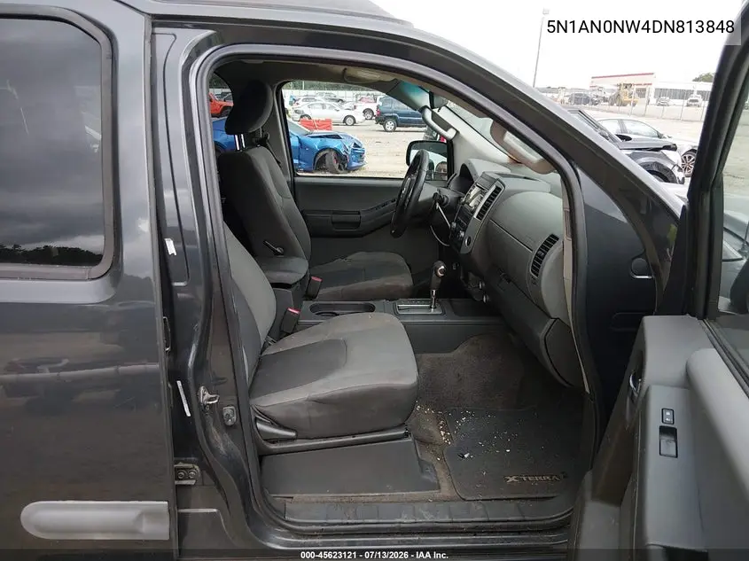 2013 Nissan Xterra S VIN: 5N1AN0NW4DN813848 Lot: 45623121