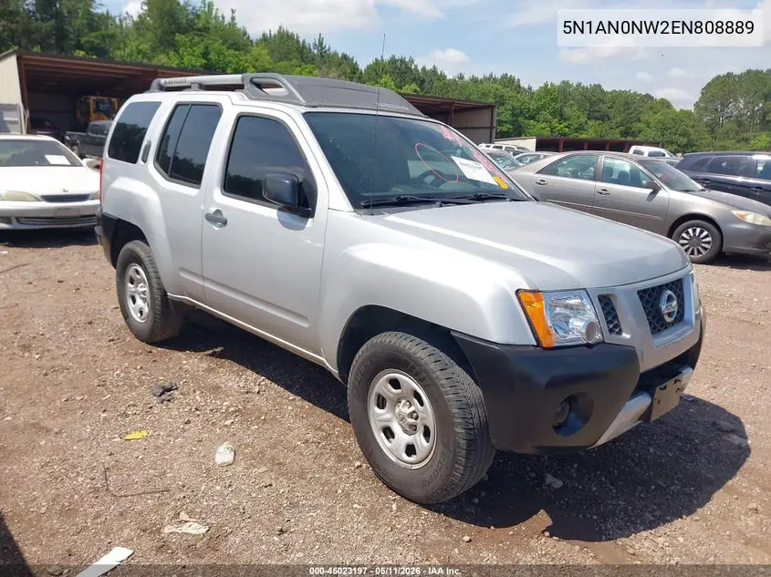2014 Nissan Xterra Pro-4X/S/X VIN: 5N1AN0NW2EN808889 Lot: 45023197