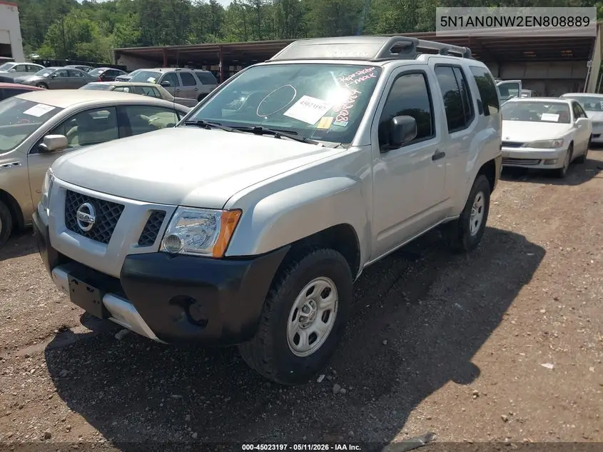 2014 Nissan Xterra Pro-4X/S/X VIN: 5N1AN0NW2EN808889 Lot: 45023197