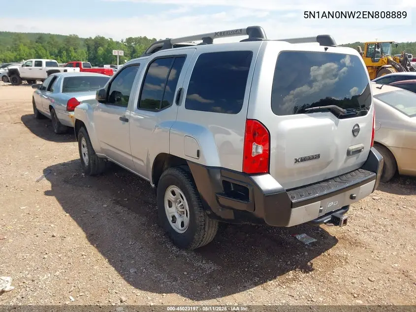 2014 Nissan Xterra Pro-4X/S/X VIN: 5N1AN0NW2EN808889 Lot: 45023197