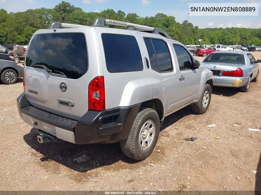 2014 Nissan Xterra Pro-4X/S/X VIN: 5N1AN0NW2EN808889 Lot: 45023197