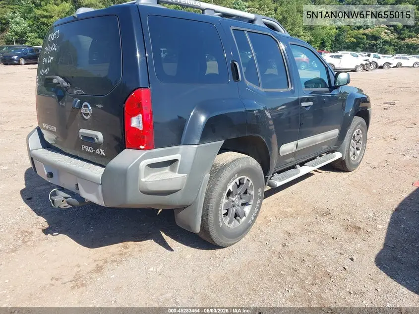 2015 Nissan Xterra Pro-4X VIN: 5N1AN0NW6FN655015 Lot: 45283454