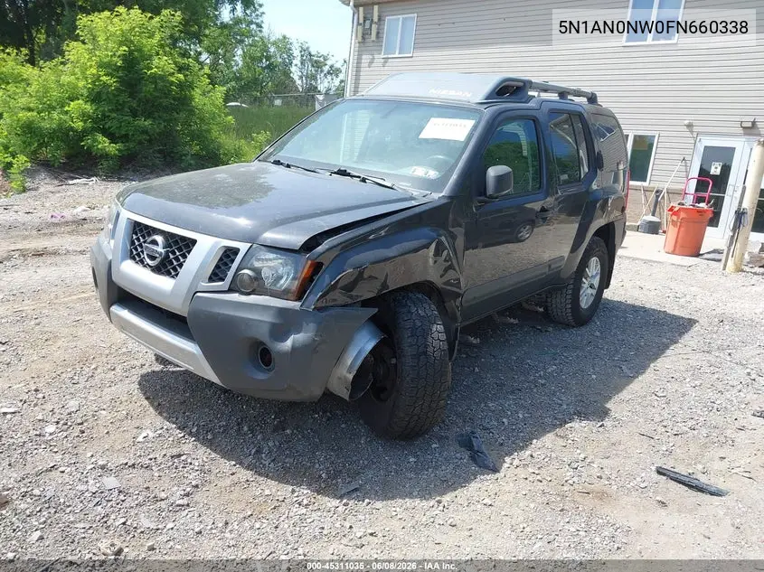 2015 Nissan Xterra S VIN: 5N1AN0NW0FN660338 Lot: 45311035