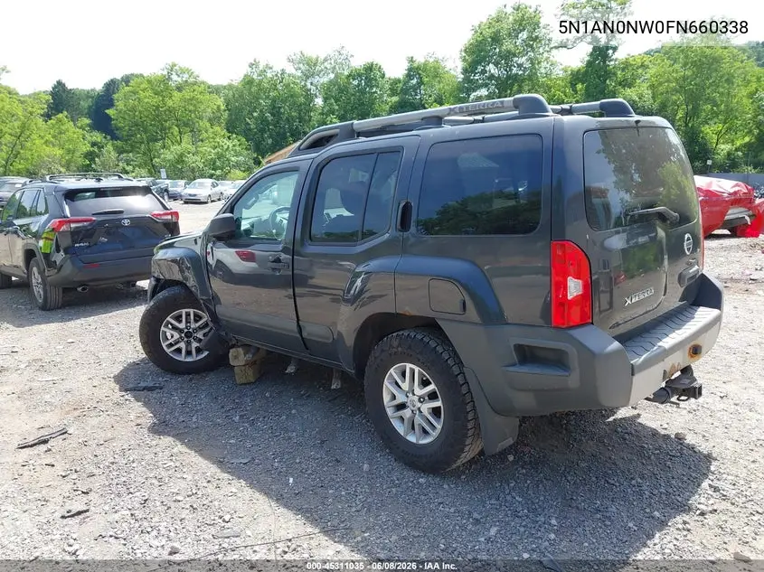 2015 Nissan Xterra S VIN: 5N1AN0NW0FN660338 Lot: 45311035