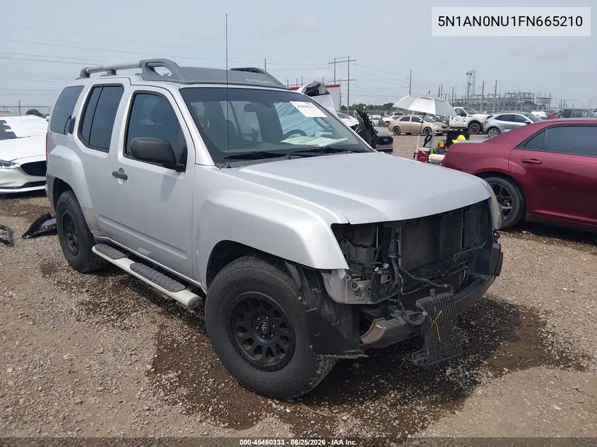 2015 Nissan Xterra X VIN: 5N1AN0NU1FN665210 Lot: 45460333