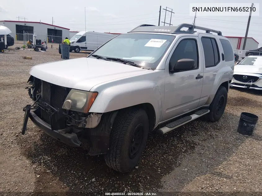 2015 Nissan Xterra X VIN: 5N1AN0NU1FN665210 Lot: 45460333