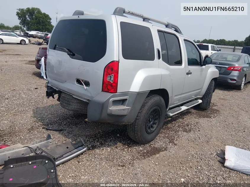2015 Nissan Xterra X VIN: 5N1AN0NU1FN665210 Lot: 45460333