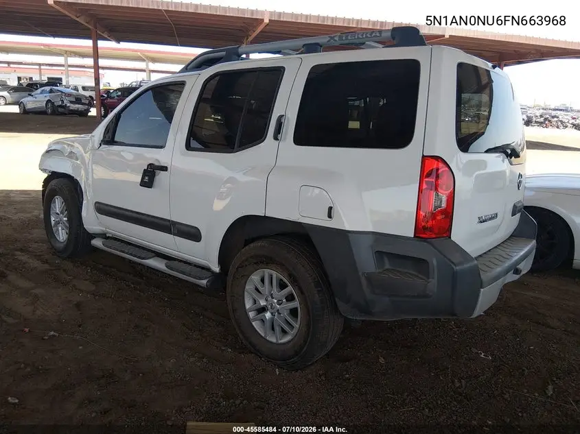 2015 Nissan Xterra S VIN: 5N1AN0NU6FN663968 Lot: 45585484