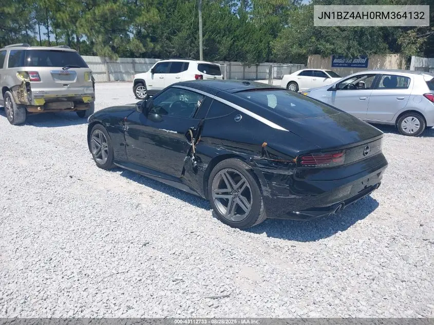 2024 Nissan Z Sport Manual VIN: JN1BZ4AH0RM364132 Lot: 43112733
