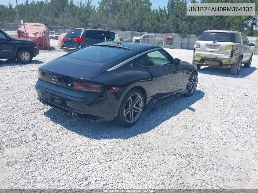 2024 Nissan Z Sport Manual VIN: JN1BZ4AH0RM364132 Lot: 43112733
