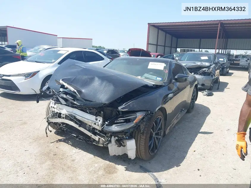 2024 Nissan Z Performance Auto VIN: JN1BZ4BHXRM364332 Lot: 44963753