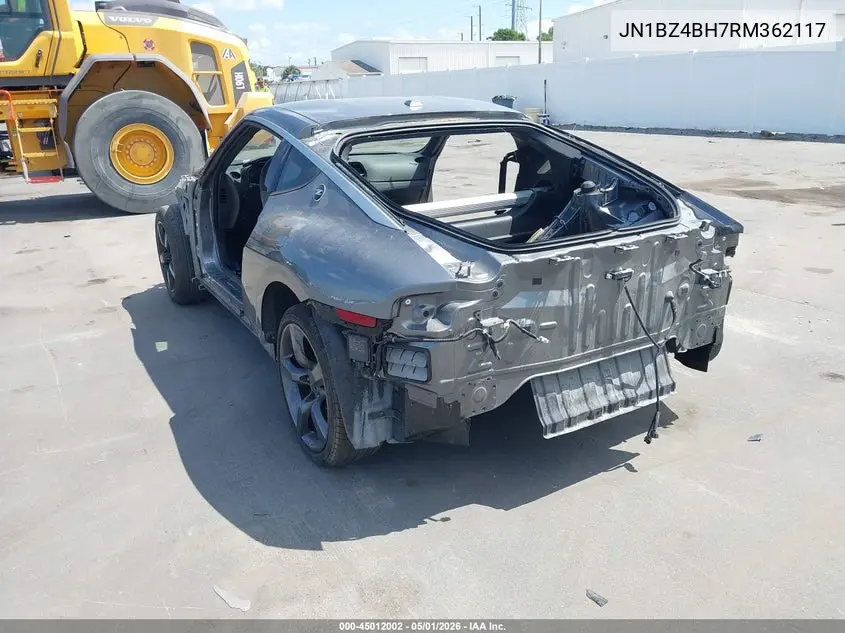 2024 Nissan Z Performance Auto VIN: JN1BZ4BH7RM362117 Lot: 45012002