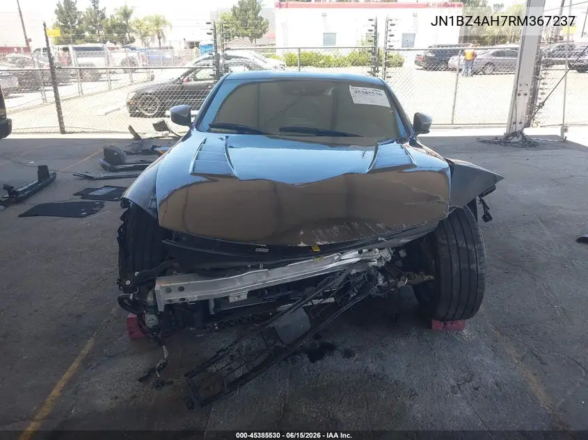 2024 Nissan Z Sport Manual VIN: JN1BZ4AH7RM367237 Lot: 45385530