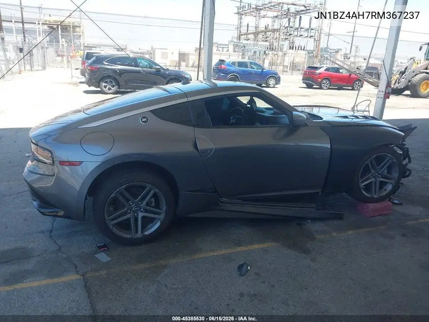 2024 Nissan Z Sport Manual VIN: JN1BZ4AH7RM367237 Lot: 45385530