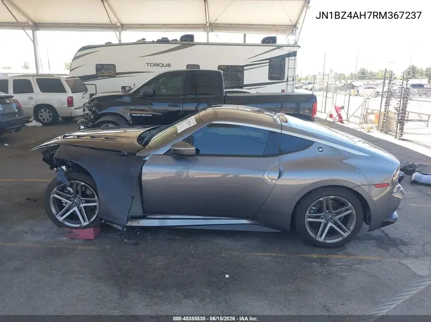 2024 Nissan Z Sport Manual VIN: JN1BZ4AH7RM367237 Lot: 45385530