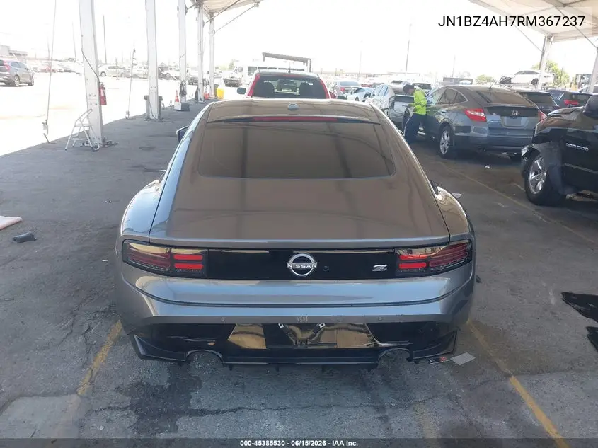 2024 Nissan Z Sport Manual VIN: JN1BZ4AH7RM367237 Lot: 45385530
